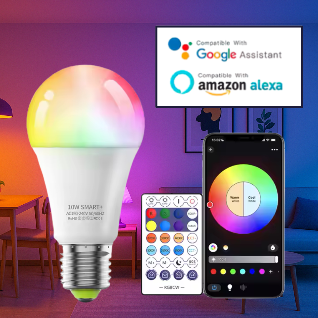 QuantiLED Smart RGB + CCT Light Bulbs 10W