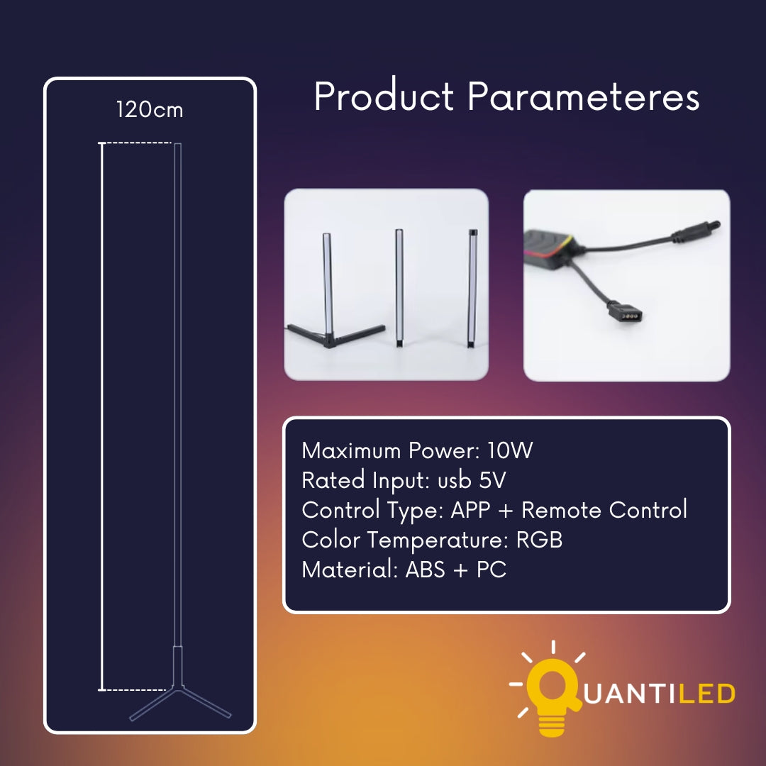 QuantiLED Corner Floor Lamp